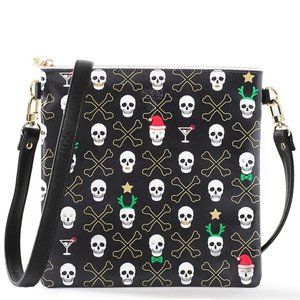*NWT* OTG247 #6 in Holly Skull Holiday Black